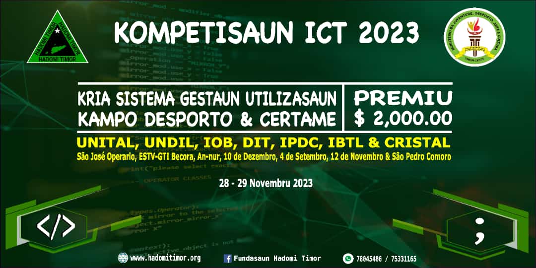 National ICT Competition 2023 - Hadomi Timor
