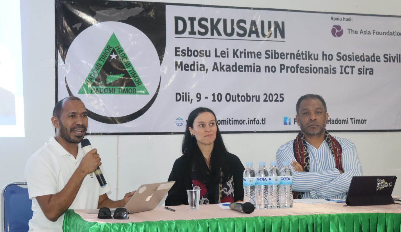 Diskusaun Panel II - Esbosu Lei Krime Sibernetika ho Ameasa Dijital sira - 9 - 10 Outobru 2025 - Nicho Linux