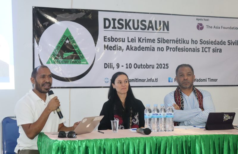 Diskusaun Panel II - Esbosu Lei Krime Sibernetika ho Ameasa Dijital sira - 9 - 10 Outobru 2025 - Nicho Linux