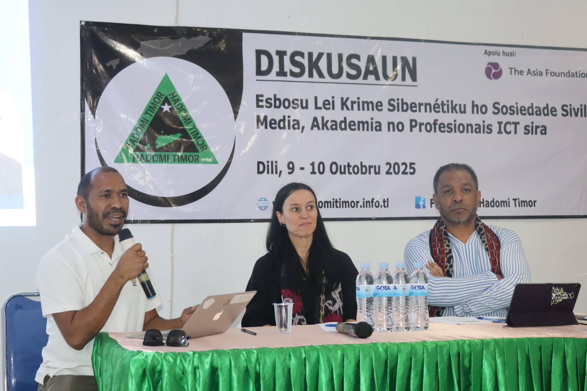 Diskusaun Panel II - Esbosu Lei Krime Sibernetika ho Ameasa Dijital sira - 9 - 10 Outobru 2025 - Nicho Linux