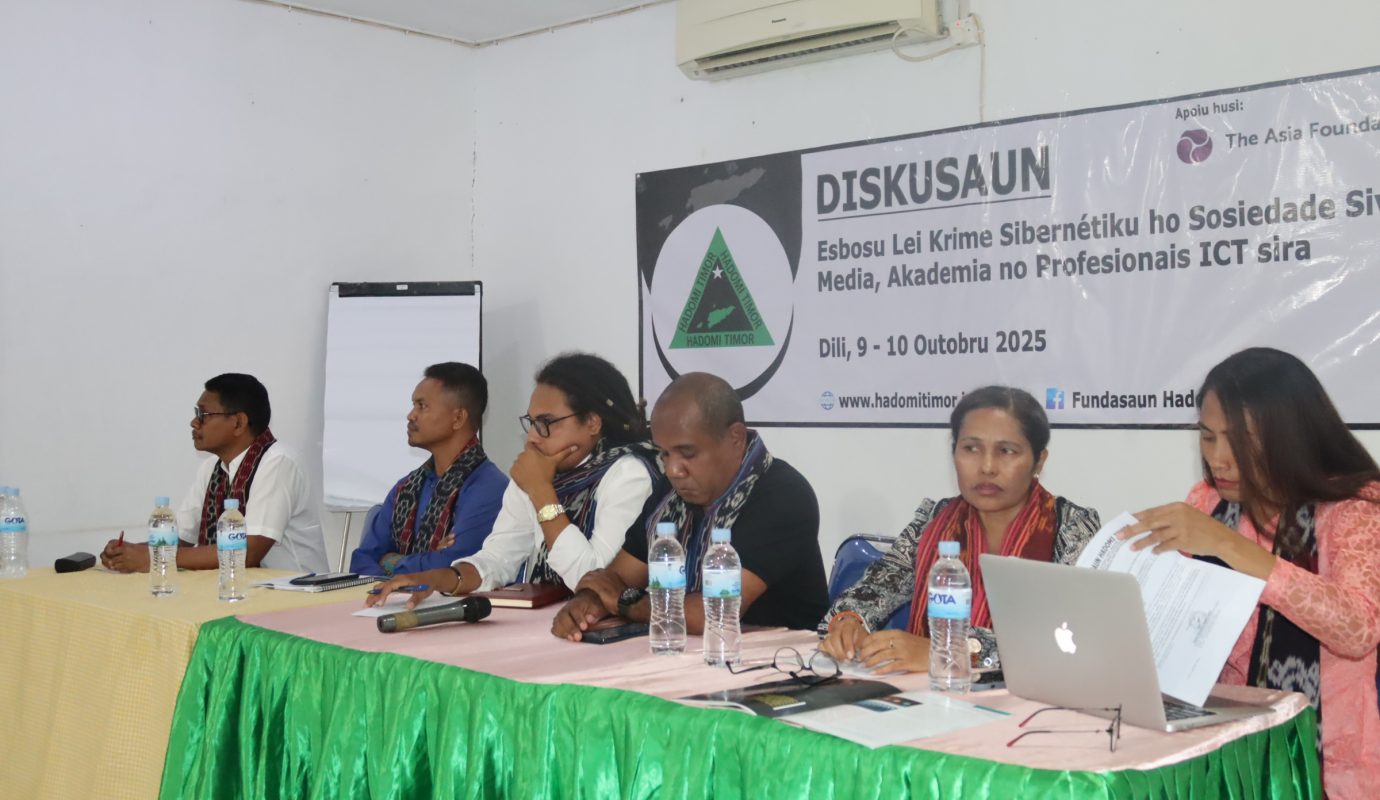 FHT Susesu Organiza Painél Diskusaun kona-ba Esbosu Lei Krime Sibernetika entre Sosiedade Sivíl, Akademia, Media no ICT Expert sira