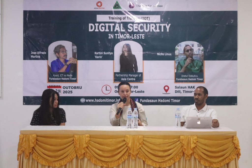 FHT no Asia Centre Konklui Ho Susesu Formasaun Seguransa Dijitál ba Treinadór sira (TOT) iha Dili!