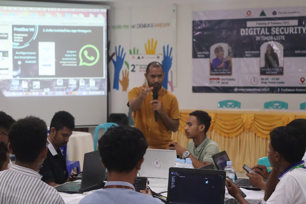 FHT no Asia Centre Konklui Ho Susesu Formasaun Seguransa Dijitál ba Treinadór sira (TOT) iha Dili!