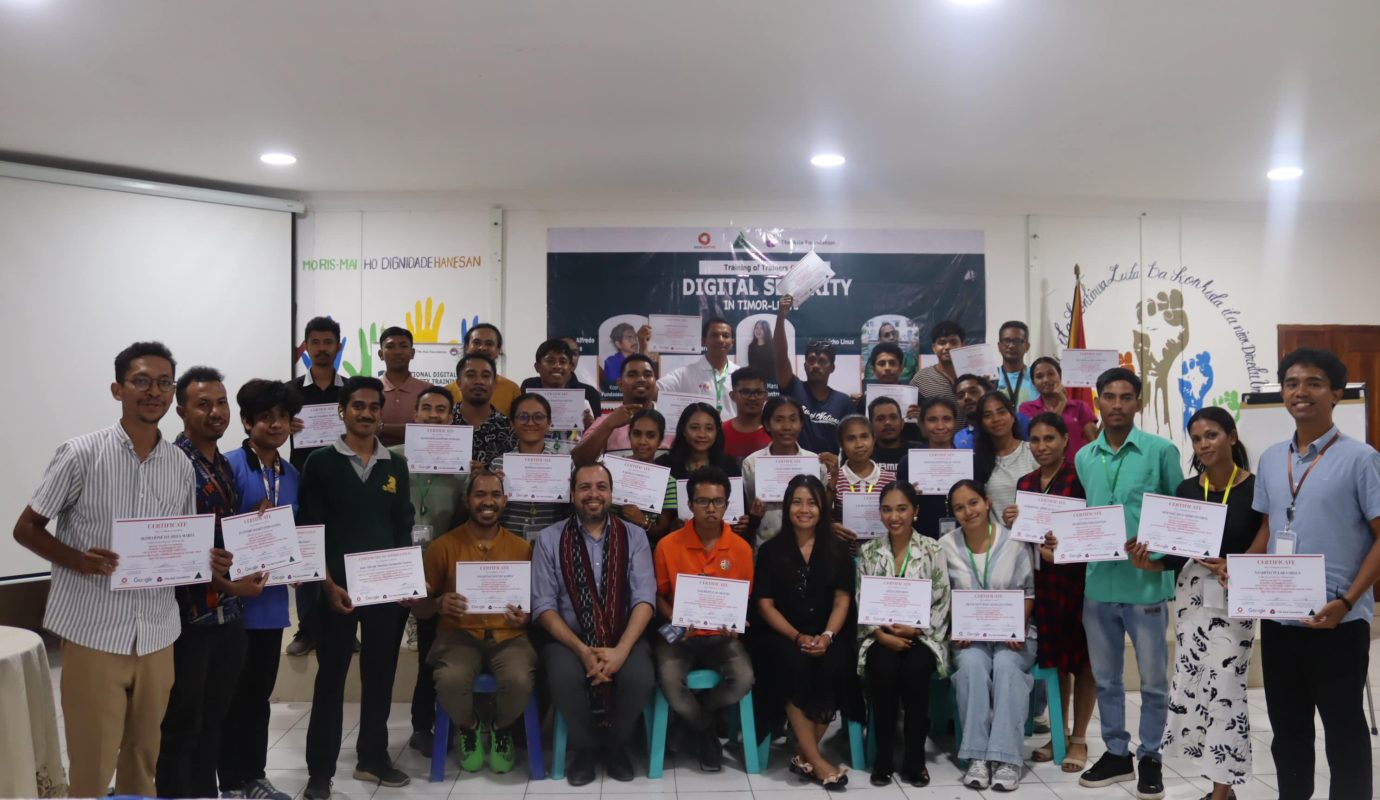 FHT no Asia Centre Konklui Ho Susesu Formasaun Seguransa Dijitál ba Treinadór sira (TOT) iha Dili!
